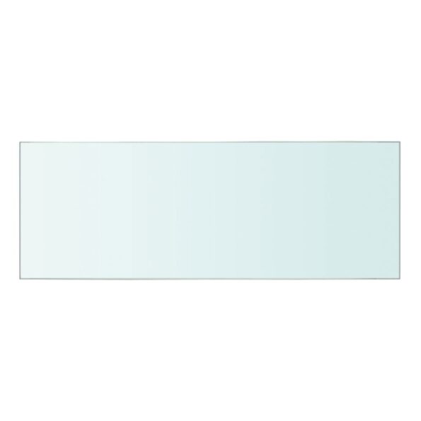 vidaXL Poličkový panel z priehľadného skla, 40x12 cm – Obrázok 2