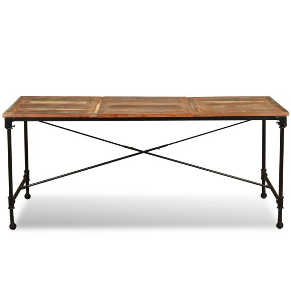 vidaXL Jedálenský stôl, recyklovaný masív 180 cm – Obrázok 8