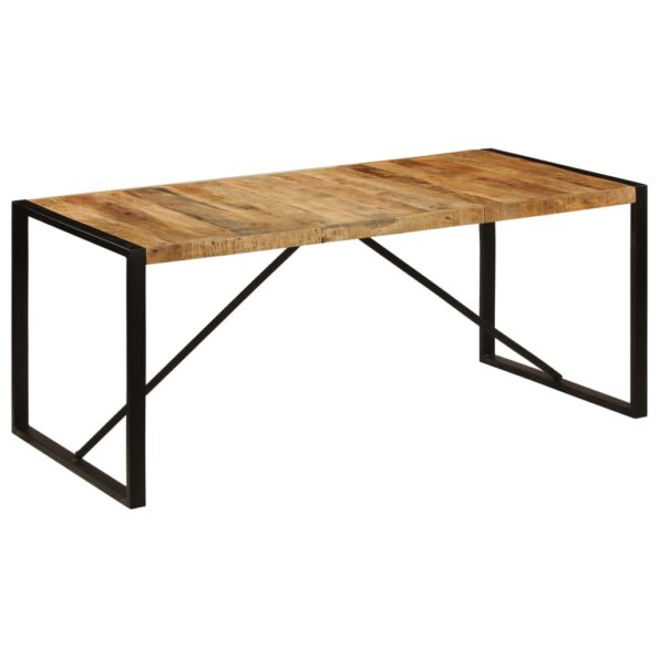 vidaXL Jedálenský stôl, surový mangový masív 180 cm – Obrázok 2