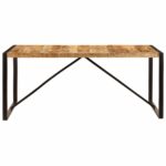 vidaXL Jedálenský stôl, surový mangový masív 180 cm – Obrázok 3