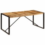 vidaXL Jedálenský stôl, surový mangový masív 180 cm – Obrázok 9