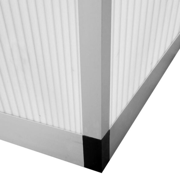 vidaXL Skleník, spevnený hliník 3,46 m² – Obrázok 11