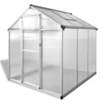 vidaXL Skleník, spevnený hliník 3,46 m² – Obrázok 4