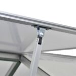 vidaXL Skleník, spevnený hliník 3,46 m² – Obrázok 7