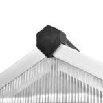 vidaXL Skleník, spevnený hliník 3,46 m² – Obrázok 8