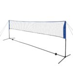 vidaXL Bedmintonová sada siete a košíkov, 500x155 cm – Obrázok 2