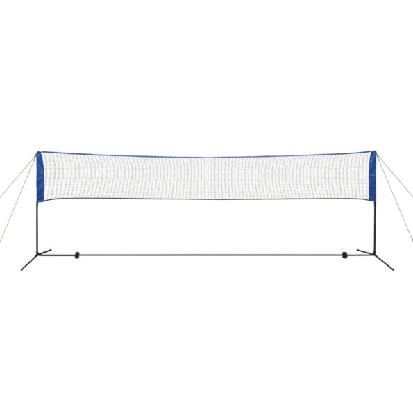 vidaXL Bedmintonová sada siete a košíkov, 500x155 cm – Obrázok 3