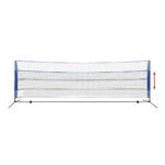 vidaXL Bedmintonová sada siete a košíkov, 500x155 cm – Obrázok 4