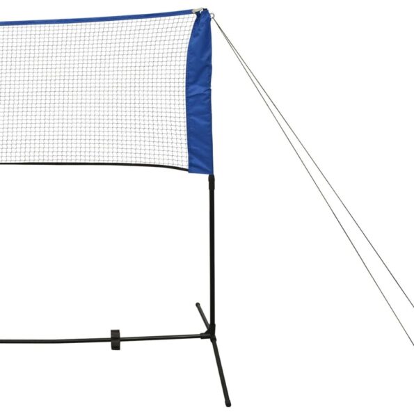 vidaXL Bedmintonová sada siete a košíkov, 500x155 cm – Obrázok 5