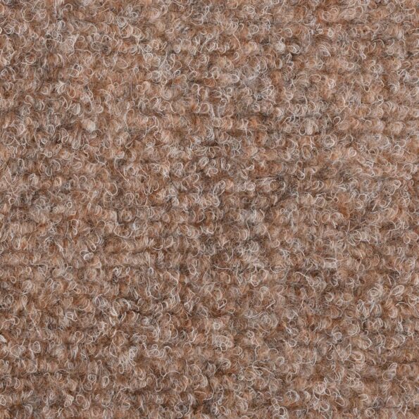 vidaXL Schodové rohože, samolepiace, 15 ks, 65x21x4 cm, svetlohnedé, polkruhové, veľké – Obrázok 3