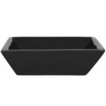 vidaXL Štvorcové keramické umývadlo čierne 41,5x41,5x12 cm – Obrázok 5