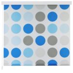 vidaXL Sprchová roleta, 120x240 cm, kruhový vzor – Obrázok 3