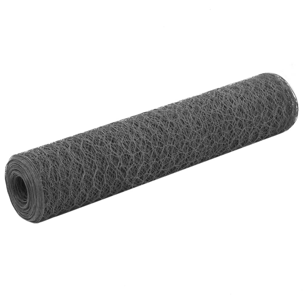 VXL8718475624738_a_en_hd_1.jpg vidaXL Drôtené pletivo, oceľ potiahnutá PVC 25x0,75 m, sivé – Obrázok 1