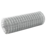 vidaXL Drôtené pletivo, pozinkovaná oceľ 10x0,5 m, strieborné
