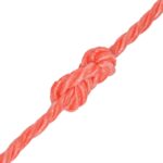 vidaXL Pletené lano polypropylénové 14 mm 250 m oranžové – Obrázok 2