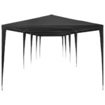 vidaXL Párty stan 3x12 m, PE, antracitový – Obrázok 2
