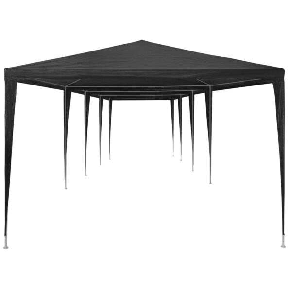 vidaXL Párty stan 3x12 m, PE, antracitový – Obrázok 2