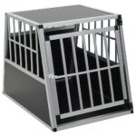 vidaXL Prepravka pre psa s jednými dvierkami 65x91x69,5 cm – Obrázok 2
