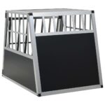 vidaXL Prepravka pre psa s jednými dvierkami 65x91x69,5 cm – Obrázok 5