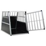 vidaXL Prepravka pre psa s jednými dvierkami 65x91x69,5 cm – Obrázok 6
