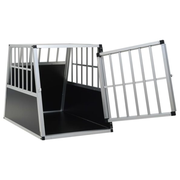 vidaXL Prepravka pre psa s jednými dvierkami 65x91x69,5 cm – Obrázok 6
