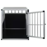 vidaXL Prepravka pre psa s jednými dvierkami 65x91x69,5 cm – Obrázok 7