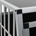 vidaXL Prepravka pre psa s jednými dvierkami 65x91x69,5 cm – Obrázok 8