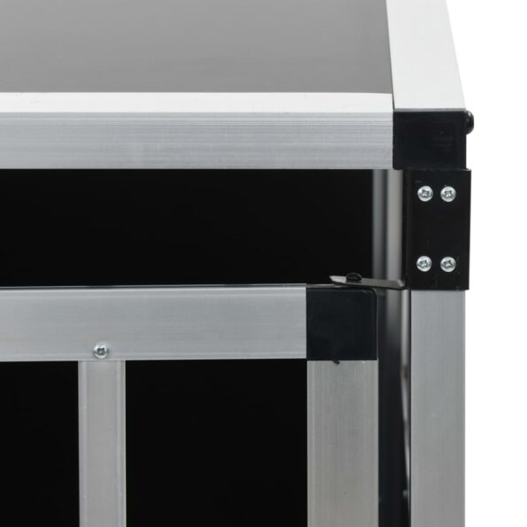 vidaXL Prepravka pre psa s jednými dvierkami 65x91x69,5 cm – Obrázok 9