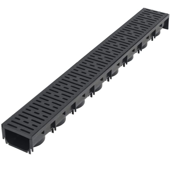 vidaXL Odvodňovací žľab plastový 4 m – Obrázok 3