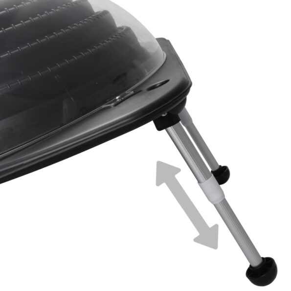 vidaXL Solárny ohrievač vody v bazéne 75x75x36 cm HDPE a hliník – Obrázok 5