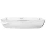 vidaXL Umývadlo 71x38x13,5 cm keramické strieborné – Obrázok 5