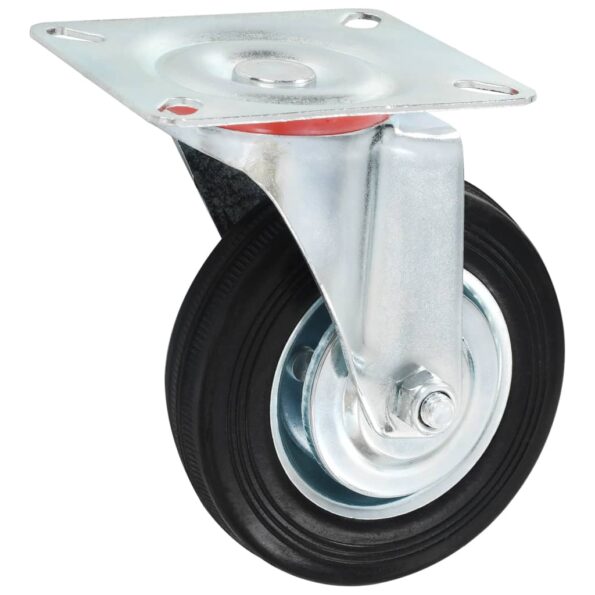 vidaXL Otočné kolieska 4 ks, 100 mm – Obrázok 4