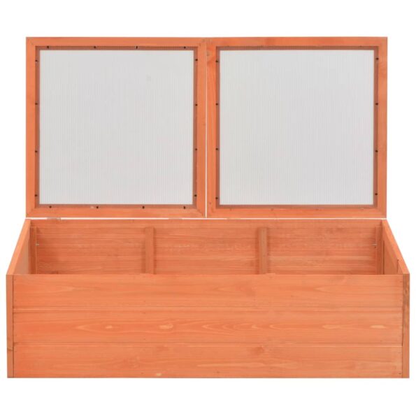 vidaXL Skleník, drevo 100x50x34 cm – Obrázok 5