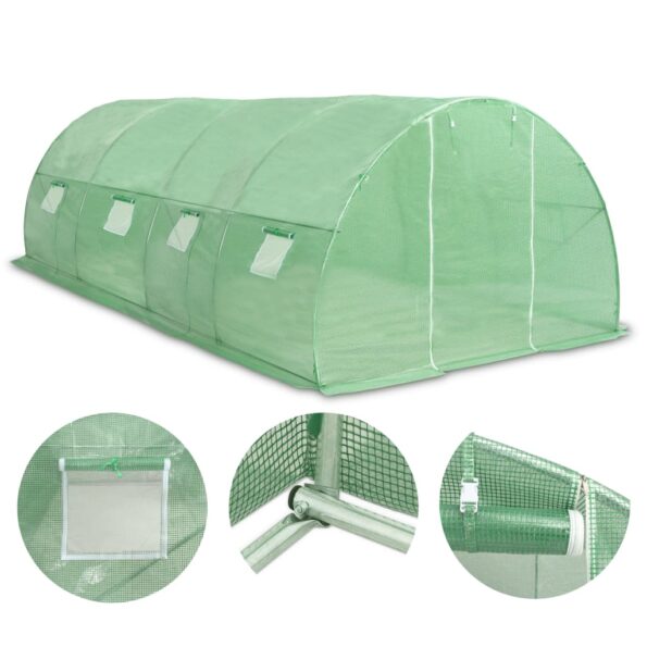 vidaXL Skleník 18 m² 600x300x200 cm – Obrázok 2