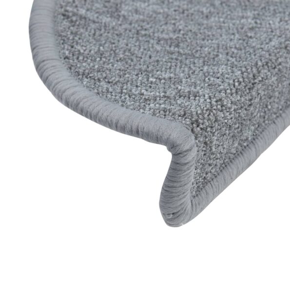 vidaXL 15 ks Nášľapy na schody bledosivé 65x24x4 cm – Obrázok 5