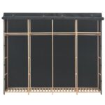vidaXL Šatník sivý 200x40x170 cm látkový – Obrázok 2