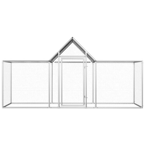 vidaXL Kurín 3x1x1,5 m, pozinkovaná oceľ – Obrázok 2