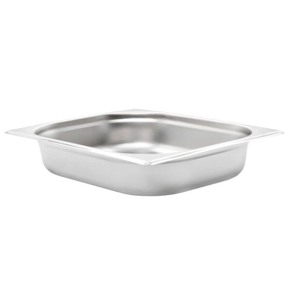vidaXL Gastronádoby 4 ks, GN 1/2, 65 mm, nehrdzavejúca oceľ – Obrázok 3