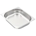 vidaXL Gastronádoby 4 ks, GN 1/2, 65 mm, nehrdzavejúca oceľ – Obrázok 4