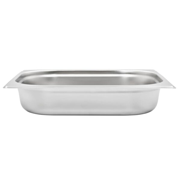 vidaXL Gastronádoby 4 ks, GN 1/2, 65 mm, nehrdzavejúca oceľ – Obrázok 6