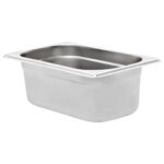 vidaXL Gastronádoby 8 ks, GN 1/4, 100 mm, nehrdzavejúca oceľ – Obrázok 3