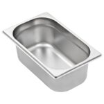 vidaXL Gastronádoby 8 ks, GN 1/4, 100 mm, nehrdzavejúca oceľ – Obrázok 4