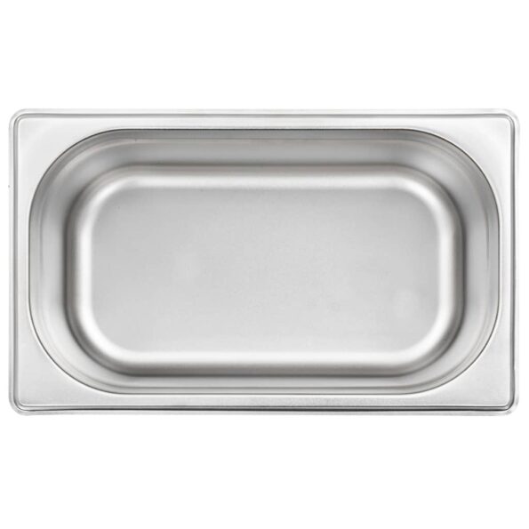 vidaXL Gastronádoby 8 ks, GN 1/4, 100 mm, nehrdzavejúca oceľ – Obrázok 5