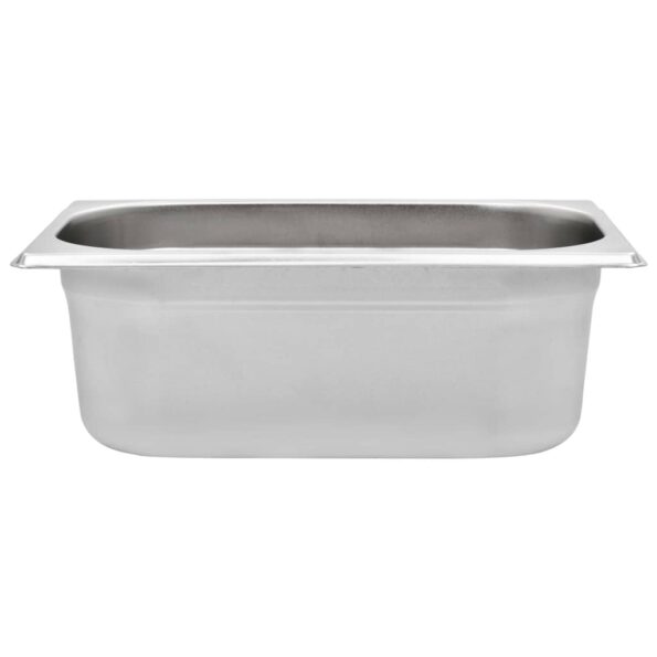 vidaXL Gastronádoby 8 ks, GN 1/4, 100 mm, nehrdzavejúca oceľ – Obrázok 6