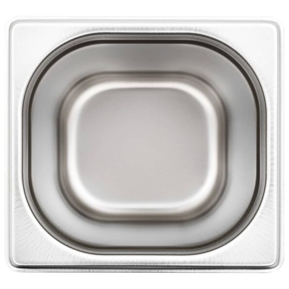 vidaXL Gastronádoby 8 ks, GN 1/6, 200 mm, nehrdzavejúca oceľ – Obrázok 6