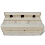 vidaXL Domček pre vrabcov 2 ks drevený 44x15,5x21,5 cm – Obrázok 2