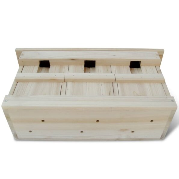 vidaXL Domček pre vrabcov 2 ks drevený 44x15,5x21,5 cm – Obrázok 2