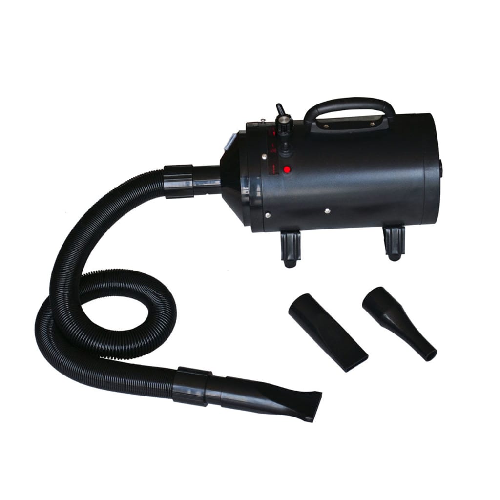 VXL8718475814467_a_en_hd_1.jpg vidaXL Fén na psiu srsť s 3 nadstavcami, čierny 2400 W – Obrázok 1