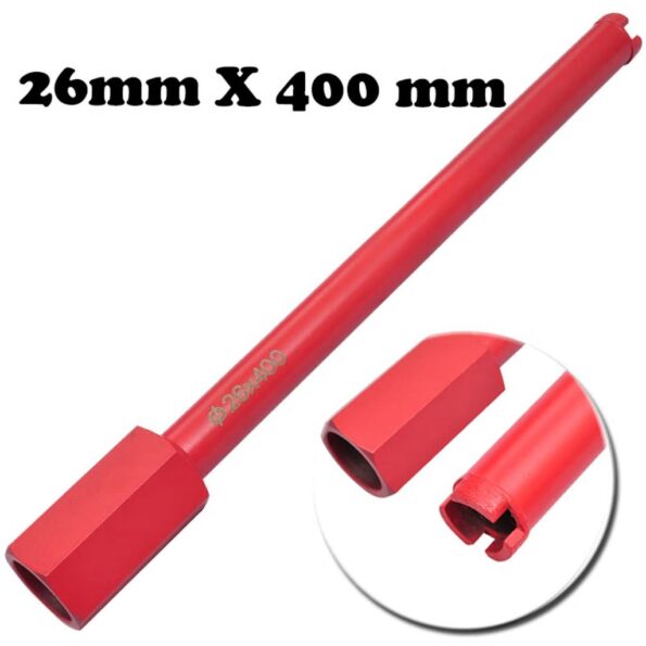 Diamantový jadrový vrták suchý a mokrý 26 mm x 400 mm – Obrázok 4