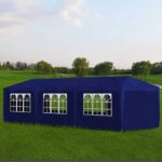 vidaXL Párty stan 3x9 m, modrý